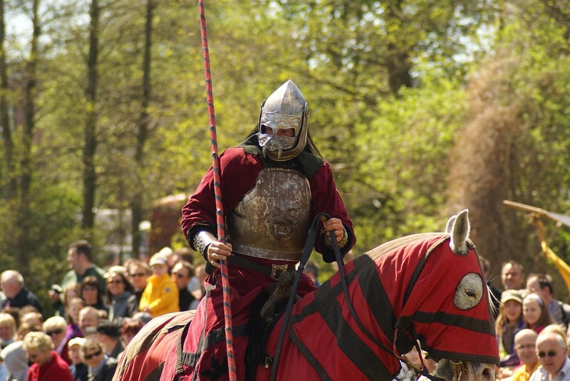 Knight on horseback
